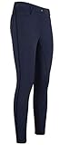 Euro-Star Damen Reithose Indigo Diamond Full Grip Navy, Größe:38