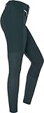 RIDERS CHOICE Damen Reithose Silikonvollbesatz Mesh-Design mit Handytasche, Blue Nights, 32