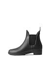 HORZE Kinder Reitstiefeletten Bonn, Mädchen Gummi Stallschuhe, wasserdicht, Schwarz, 34