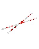 Hoopys - Hobby Horse Zubehör Hindernisstangen rot - Trabstangen für den Garten - 2 Stangen für...