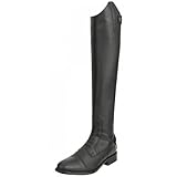 RL24 - Damen Reitstiefel Ravenna | Damen-Stiefel aus Kunstleder | Schnürstiefel mit Reißverschluss...