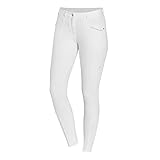 Schockemöhle Sports Damen Reithose Loretta Kniegrip, Größe:32, Farbe Schockemöhle:White