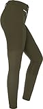 RIDERS CHOICE Damen Reithose Silikonvollbesatz Mesh-Design mit Handytasche, Forest Night, 38