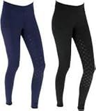 Covalliero Kerbl Reitleggings Equona, Vollbesatz, Mädchen, schwarz, 152/158