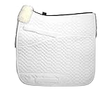 Engel Reitsport Lammfell Schabracke Half Lined SCHABRA1-D-WEI-WEI Steppstoff Weiss Fell Weiss...