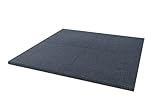 3m² Stallmatte Paddock Box Gummi Stallmatten Pferd Boxenmatte 100x50x3,5cm Premium Schwarz