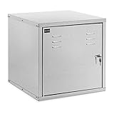 Wiesenfield WIE-SC-600 Sattelschrank 60 x 60 x 60 cm + Ablage Sattelschrank Metall Sattelspind...