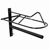 WALDHAUSEN Sattelhalter mit Sattelunterlagenstange, Metall schwarz