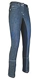 HKM Erwachsene Jodhpur-Miss Blink-1/1 Alos Besatz6169 jeansblau/dunkelblau42 Hose, 6169...