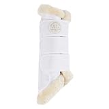 HV Polo Dressur Gamaschen Joya Fake Fur | Cob Vollblut | weiß White