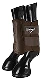 LeMieux Unisex-Erwachsene Prosport Grafter Gamaschen Paar Bürsten Stiefel, braun, L