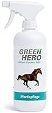 Green Hero Pferdepflege Pflegt die Haut und unterstützt den Regenerationsprozess bei Sommerekzemen...