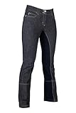 HKM Erwachsene Jodhpur-Miss Blink-1/1 Alos Besatz6169 Hose, 6169 Jeansblau/dunkelblau, 52