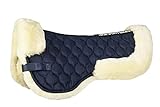 HKM Sports Equipment GmbH Sattel- und Zaumzeug Echt-Lammfell-Sattelkissen, navy/natur, St, 6821,...