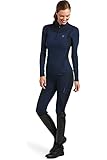 Ariat Riding Tights Ascent Leg Grip in Size: L (EU). - Dark Blu - L