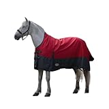 Pferdedecke 1200D High Neck 50g, 100g, 200g Weidedecke Winterdecke Regendecke Turnout : 50g Red/Grey...