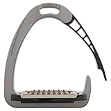 Acavallo Unisex Titanium Arena Sicherheitssteigbügel, 12 cm