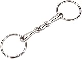Equinate Wassertrense Edelstahl 16mm doppelt gebrochen 18,5cm - Anatomisch geformtes...