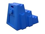 Brama West Aufstiegshilfe 3 Stufen mit Hindernissauflage (Blau)