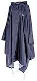 Covalliero Regenponcho für Erwachsene blau