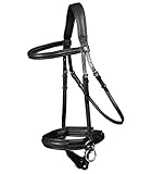 WALDHAUSEN X-Line Trensenzaum Gebisslos Supersoft Warmblut, schwarz