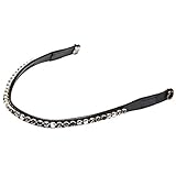 PresTeq Stirnriemen ShineBright für Trense FaySport echte Swarovski-Kristalle (Warmblut,...