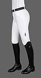 Equiline Damen Reithose Full Grip Laila Größe 32, Farbe White