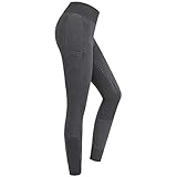 RIDERS CHOICE Damen Jeansreitleggings mit Silikonvollbesatz und Handytasche - RidersDeal Collection...