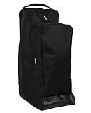 QHP Combi Reitstiefel-/Helmtasche Turniertasche 600 D schwarz
