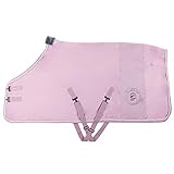 Cavallo Fleece Abschwitzdecke Heida in Rose Antique, Größe:M - 135cm