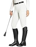 FitsT4 Sports Reitleggings Damen Reithose Mädchen Silikon vollbesatz mit Handytasche und...