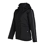 HORZE Damen Winterreitjacke Cheyenne, gefütterte Reitjacke Winter, wasserdicht, Schwarz, 38/40