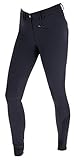 Kerbl Cavalliero Reithose Bali, Silikon-Kniebesatz, Damen Navy/Blau, 40