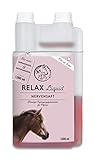 Annimally Relax Liquid für Pferde 1000ml Nervensaft zur Beruhigung beim Pferd mit Baldrian, Hopfen,...