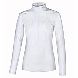 Equiline Damen Turniershirt Noemi, Show Shirt, weiß Größe XS