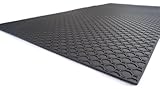 Anti-Rutsch-Matte Kofferraummatte Vorleger 150 x 75 cm Gummiläufer Noppenmatte (4mm) als Werkstatt...