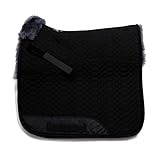 Engel Reitsport Lammfell Schabracke Half Lined SCHABRA1-VSS-SCH-ANT Steppstoff schwarz Fell...