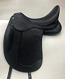 Dressursattel Donna doubliertes Leder 17,5 Z Leder weich! Mono Sattel Tysons Pauschen Tiefer Sitz...