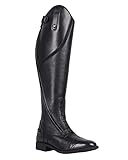 QHP Eleganter Damen Leder-Reitstiefel Tamar Adult weit (schwarz, numeric_42)