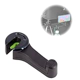 ViWaVee 2 in 1 Kopfstützenhalterung Auto Haken mit Handyhalterung, 360° Heckhaken Autositze für...
