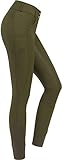 RIDERS CHOICE High Waist Vollbesatzreithose, Damen Reithose mit Silikonvollbesatz und Handytasche -...