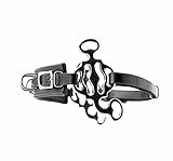 AMKA Hackamore Barock mit 3 Ringen ausgestatteter Nasenriemen Leder + Edelstahl 034/103