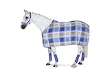 Eskadron Abschwitzdecke Dralon Check in atlanticblue-Marshmellow-Silver Pearl, Größe (cm):XL...