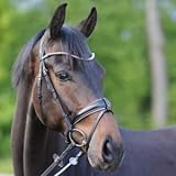 KAVALKADE Trense 'Rose', schwed.-komb. RH, PII, schwarz