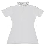 PFIFF 102653 Turniershirt 'Crystal', weiß 44