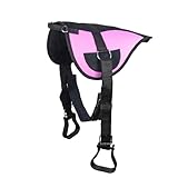 Brama West Reitpad Toledo - Bareback mit Haltegriff und Kunstfell - baumlos - Pink, Gr.Shetty