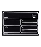 WALDHAUSEN Boxenschild, Metall, schwarz