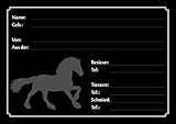 Tierisch werben Boxenschild Stallschild Stalltafel Pferd DIN A4