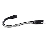 Schockemöhle Stirnriemen Siena Black/Crystal, Größe:Full