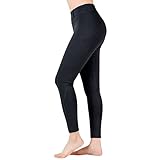 beroy Reithose Reitleggings Damen Mädchen mit Silikon Vollbesatz und Handytasche，Flex und...